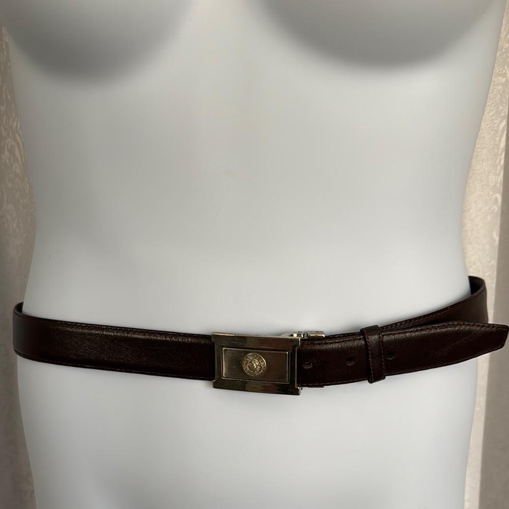 CANTERBURY MENS LEATHER MONEY BELT SZ: 34”